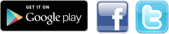 Google Play, Facebook, Twitter